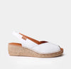 Toni Pons Berna White Leather Espirdrilles
