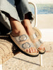 Genu Gold Leather Mule