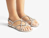 Unisa Silver Sparkle Sandals