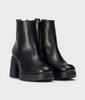 Wonders H-4981 Black Leather Boots