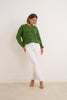 Green Knit Cardigan