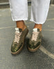 Meline Forest Green Trainers