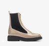 Unisa Taupe Patent Foggia Boots