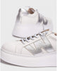 Wonders 2650 White/Silver Trainers