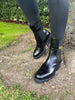 Pedro Miralles Black Buckle Boots