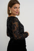 Black Sequenced Top
