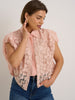 Pink Lace Blouse