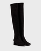 Wonders Over-the-knee Black Boots
