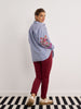 Hayley Blue Stripe Shirt