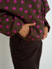 Pink/Brown Spot Bomber