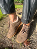 Unisa Taupe Fur lined Trainers