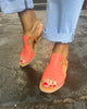 Paula Urban Jayne Coral Sandals