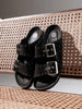 Genu Black Studded Mule