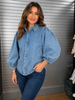 Carry Puff Sleeve Denim Shirt