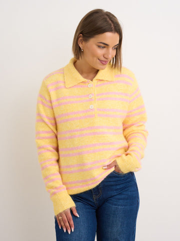 Yellow Stripe Knit