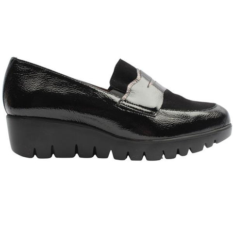 Wonders C-33360 Black Loafer