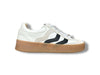 Meline White 10-SBT Leather Trainers