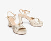 Unisa Gold Platform Sandals