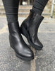 Paula Urban Black Wedge Boots