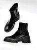 Regarde le Ciel Black Wedge Boots