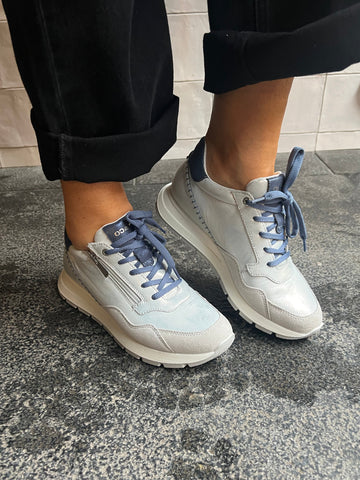 Igi&Co Blue/Silver Sneakers