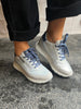 Igi&Co Blue/Silver Sneakers