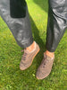 Unisa Taupe Fur lined Trainers