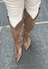 Unisa Taupe Suede Meyer Boots