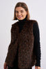 Leopard Faux Fur Gilet