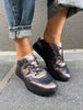 Wonders A2419 Black/Bronze Trainers