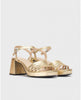 Wonders Gold Sandals