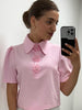 Pink Flower Blouse