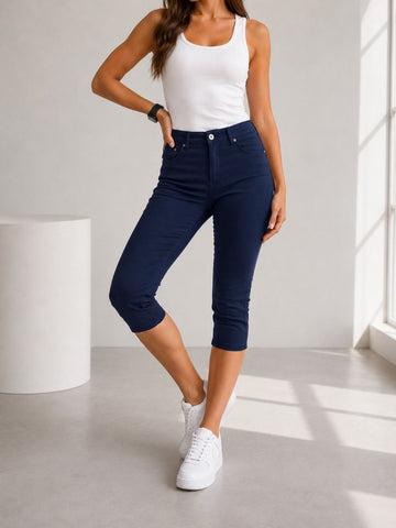 Navy Capri
