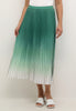 Culture Green OMBRE - A-line skirt
