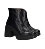 Wonders Black Leather platform Boots H-4963