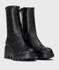 Wonders G-7017 Black Wedge Boots