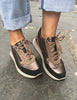 Igi&Co Bronze Leopard Sneakers