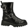 Wonders Black Leather Boots C-7222