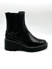 Regarde le Ciel Black Wedge Boots