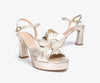 Unisa Gold Platform Sandals