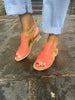 Paula Urban Jayne Coral Sandals