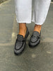 Pedro Miralles Grey Sparkle Loafers