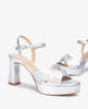 Unisa Silver Platform Sandals