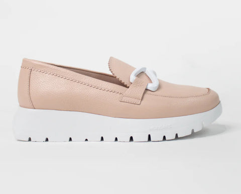 Wonders A2480 Nude-White Loafers