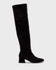 Wonders Over-the-knee Black Boots