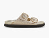 Genu Gold Leather Mule