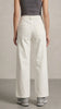 Cream Stretch Wideleg Jeans