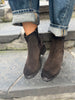 Paula Urban Brown Suede Boots
