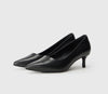 Clarks Black Kitten Heel Court