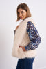 Blue Leopard Blouse